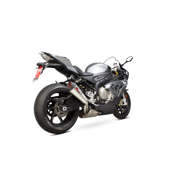 Scorpion Exhaust BMW S1000 RR 2017 - 2018 Serket Taper Slip-on Brushed Stainless Steel Sleeve